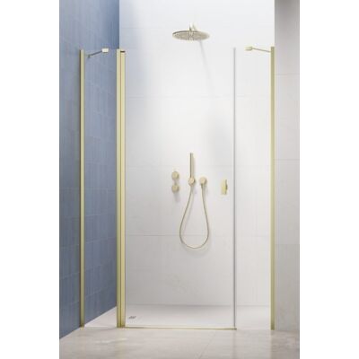 Radaway Nes Brushed Light Gold DWJS Drzwi wnękowe 120cm lewe szczotkowane jasne złoto szkło przejrzyste 10038120-98-01L Radaway Nes Brushed Light Gold DWJS Drzwi wnękowe 120cm lewe szczotkowane jasne złoto szkło przejrzyste 10038120-98-01L