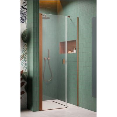 Radaway Nes Brushed Copper Dws drzwi wnękowe 110cm lewe szczotkowana miedź szkło przejrzyste 10028110-93-01L Radaway Nes Brushed Copper Dws drzwi wnękowe 110cm lewe szczotkowana miedź szkło przejrzyste 10028110-93-01L