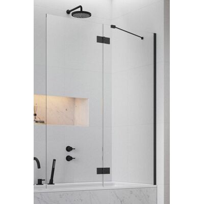 Radaway Essenza Black Pnd II parawan nawannowy 130cm prawy szkło przejrzyste 110002130-54-01R Radaway Essenza Black Pnd II parawan nawannowy 130cm prawy szkło przejrzyste 110002130-54-01R