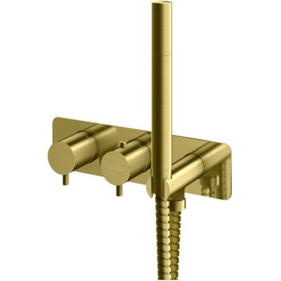 Kohlman Axel Brushed Gold bateria termostatyczna wannowa podtynkowa złoto szczotkowane QW265AGDB **ZAPYTAJ O RABAT!** Kohlman Axel Brushed Gold bateria termostatyczna wannowa podtynkowa złoto szczotkowane QW265AGDB **ZAPYTAJ O RABAT!**