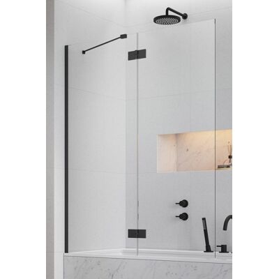 Radaway Essenza Black Pnd II parawan nawannowy 100cm lewy szkło przejrzyste 110002100-54-01L Radaway Essenza Black Pnd II parawan nawannowy 100cm lewy szkło przejrzyste 110002100-54-01L