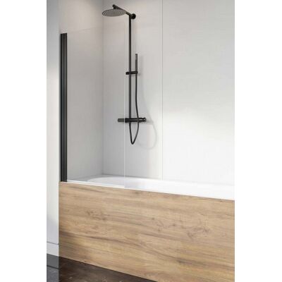 Radaway Nes 8 Black Pnj parawan nawannowy 80cm lewy czarny mat/szkło przejrzyste 10061080-54-01L Radaway Nes 8 Black Pnj parawan nawannowy 80cm lewy czarny mat/szkło przejrzyste 10061080-54-01L