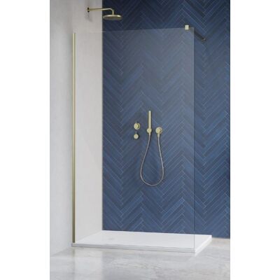 Radaway Modo New II Brushed Gold kabina Walk-in 90x200 szczotkowane złoto 389094-99-01 Radaway Modo New II Brushed Gold kabina Walk-in 90x200 szczotkowane złoto 389094-99-01