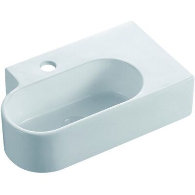Bathco Kabuto umywalka ścienna 44x26cm 4051 Bathco Kabuto umywalka ścienna 44x26cm 4051