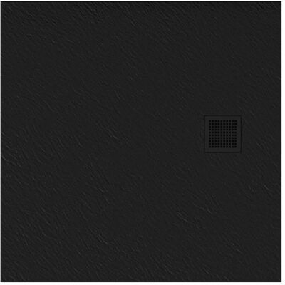 New Trendy Mori brodzik kwadratowy z konglomeratu 90x90x3 cm czarny B-0402 New Trendy Mori brodzik kwadratowy z konglomeratu 90x90x3 cm czarny B-0402