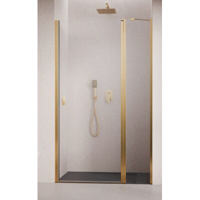 Radaway Nes Gold Dwj II Drzwi wnękowe 120 cm prawe złoty połysk szkło przejrzyste 10036120-09-01R Radaway Nes Gold Dwj II Drzwi wnękowe 120 cm prawe złoty połysk szkło przejrzyste 10036120-09-01R