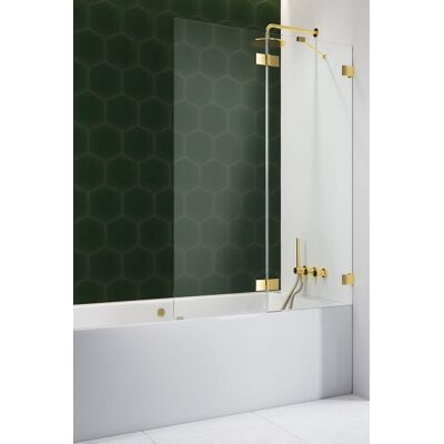 Radaway Essenza Pro Gold Pnd II parawan nawannowy 120cm Prawy złoty połysk/szkło przejrzyste 10102120-09-01R Radaway Essenza Pro Gold Pnd II parawan nawannowy 120cm Prawy złoty połysk/szkło przejrzyste 10102120-09-01R