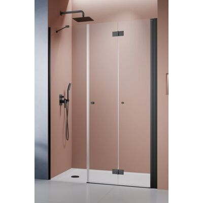Radaway Nes Black DWSB drzwi wnękowe 120cm W1 prawe czarny mat szkło przejrzyste 10044950-54-01R/10045250-01-01 Radaway Nes Black DWSB drzwi wnękowe 120cm W1 prawe czarny mat szkło przejrzyste 10044950-54-01R/10045250-01-01