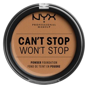 NYX Professional Makeup Can't Stop Won't Stop Powder Foundation (Various Shades) - Natural Tan