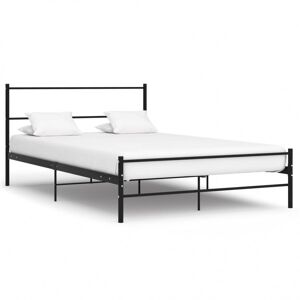 Vidaxl rama łóżka, czarna, metalowa, 120 x 200 cm Artykuły erotyczne Meble