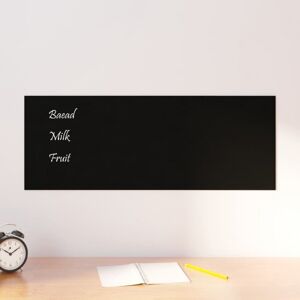 Vidaxl Ścienna tablica magnetyczna, czarna, 80x30 cm, szkło hartowane Artykuły do prezentacji Artykuły biurowe