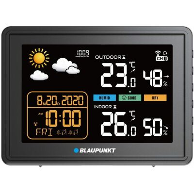 Stacja Pogodowa Blaupunkt WS30BK - Wielofunkcyjny Termometr i Higrometr Stacja Pogodowa Blaupunkt WS30BK - Wielofunkcyjny Termometr i Higrometr