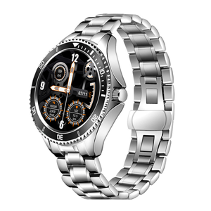 Garett Smartwatch Garett Men 4S srebrno-czarny, stalowy