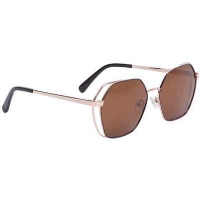 Nine West Okulary przeciwsłoneczne CEO-NW55240S Złoty NOSIZE Złoty Damskie Nine West Okulary przeciwsłoneczne CEO-NW55240S Złoty NOSIZE Złoty Damskie