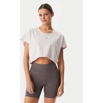 Adidas T-Shirt Power Workout KE8052 Fioletowy Loose Fit L Fioletowy Damskie Adidas T-Shirt Power Workout KE8052 Fioletowy Loose Fit L Fioletowy Damskie