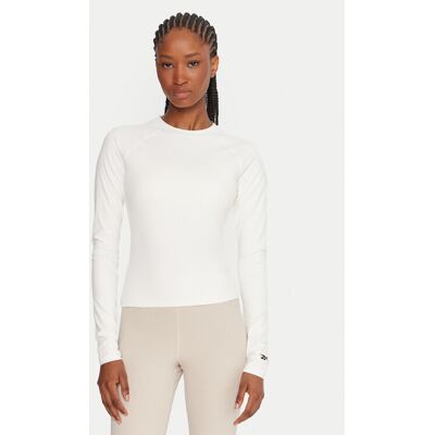 Koszulka techniczna Reebok X Ewa Chodakowska RK25316CCW Écru Slim Fit XL Kremowy Damskie Koszulka techniczna Reebok X Ewa Chodakowska RK25316CCW Écru Slim Fit XL Kremowy Damskie