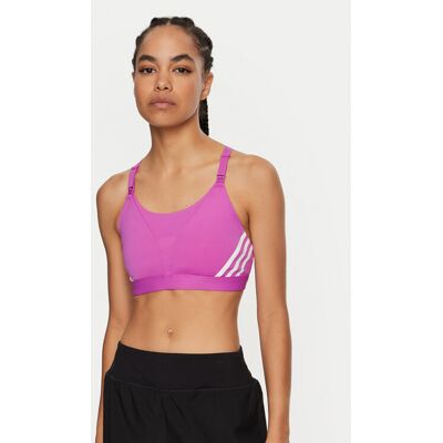 Adidas Biustonosz sportowy Powerimpact Luxe Medium-Support Maternity IZ1871 Różowy Slim Fit SAB Różowy Damskie Adidas Biustonosz sportowy Powerimpact Luxe Medium-Support Maternity IZ1871 Różowy Slim Fit SAB Różowy Damskie