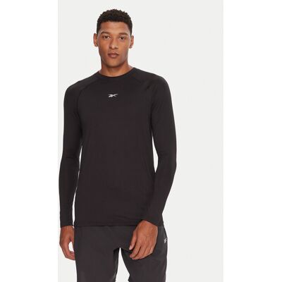 Reebok Koszulka techniczna Ls Muscle Tee RK25176CCM Czarny Regular Fit L Czarny Męskie Reebok Koszulka techniczna Ls Muscle Tee RK25176CCM Czarny Regular Fit L Czarny Męskie