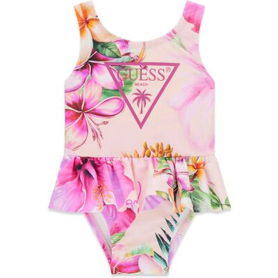 Guess Strój kąpielowy A6GZ00 MC052 Różowy 3_6M Różowy Dziewczynka Guess Strój kąpielowy A6GZ00 MC052 Różowy 3_6M Różowy Dziewczynka