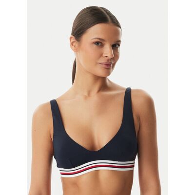 Tommy Hilfiger Góra od bikini UW0UW06351 Granatowy XS Granatowy Damskie Tommy Hilfiger Góra od bikini UW0UW06351 Granatowy XS Granatowy Damskie