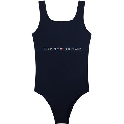 Tommy Hilfiger Strój kąpielowy UG0UG00822 Granatowy 8_10Y Granatowy Dziewczynka Tommy Hilfiger Strój kąpielowy UG0UG00822 Granatowy 8_10Y Granatowy Dziewczynka