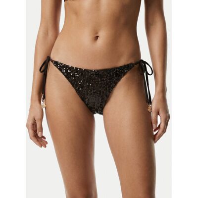 Guess Dół od bikini E6GO04 KBMV0 Brązowy S Brązowy Damskie Guess Dół od bikini E6GO04 KBMV0 Brązowy S Brązowy Damskie