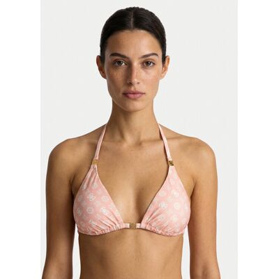 Guess Góra od bikini E6GJ08 MC04R Różowy S Różowy Damskie Guess Góra od bikini E6GJ08 MC04R Różowy S Różowy Damskie