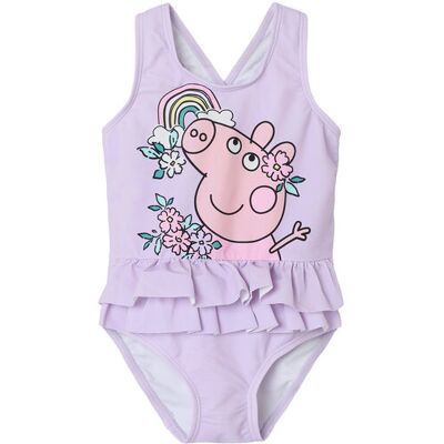 NAME IT Strój kąpielowy PEPPA 13239634 Fioletowy 122_128 Fioletowy Dziewczynka NAME IT Strój kąpielowy PEPPA 13239634 Fioletowy 122_128 Fioletowy Dziewczynka