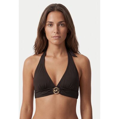 MICHAEL Michael Kors Góra od bikini MM7M275 Brązowy XS Brązowy Damskie MICHAEL Michael Kors Góra od bikini MM7M275 Brązowy XS Brązowy Damskie