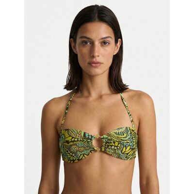 Guess Góra od bikini E6GJ38 MC04R Zielony M Zielony Damskie Guess Góra od bikini E6GJ38 MC04R Zielony M Zielony Damskie