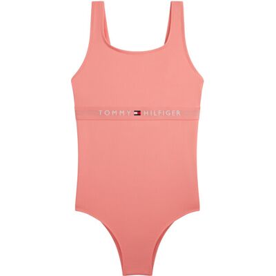 Tommy Hilfiger Strój kąpielowy UG0UG00822 Różowy 12_14Y Różowy Dziewczynka Tommy Hilfiger Strój kąpielowy UG0UG00822 Różowy 12_14Y Różowy Dziewczynka