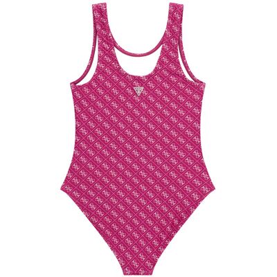 Guess Strój kąpielowy J6GZ35 MC052 Różowy ciemny 16Y Różowy ciemny Dziewczynka Guess Strój kąpielowy J6GZ35 MC052 Różowy ciemny 16Y Różowy ciemny Dziewczynka