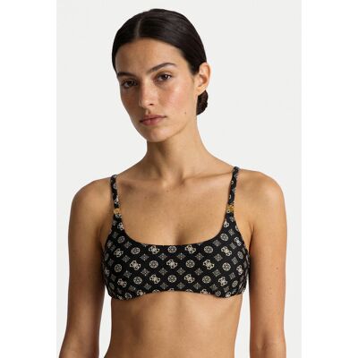 Guess Góra od bikini E6GJ09 MC04R Czarny S Czarny Damskie Guess Góra od bikini E6GJ09 MC04R Czarny S Czarny Damskie