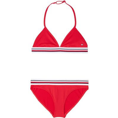 Tommy Hilfiger Strój kąpielowy UG0UG00795 Czerwony 12_14Y Czerwony Dziewczynka Tommy Hilfiger Strój kąpielowy UG0UG00795 Czerwony 12_14Y Czerwony Dziewczynka