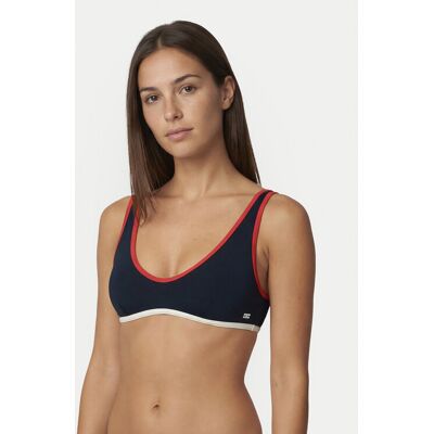 Tommy Hilfiger Góra od bikini UW0UW06559 Granatowy L Granatowy Damskie Tommy Hilfiger Góra od bikini UW0UW06559 Granatowy L Granatowy Damskie