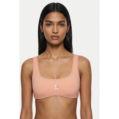 Calvin Klein Swimwear Góra od bikini LV00Q61100 Różowy XS Różowy Damskie Calvin Klein Swimwear Góra od bikini LV00Q61100 Różowy XS Różowy Damskie