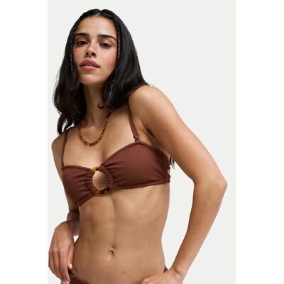 Roxy Góra od bikini Roxy Sunshine ERJX305637 Brązowy L Brązowy Damskie Roxy Góra od bikini Roxy Sunshine ERJX305637 Brązowy L Brązowy Damskie