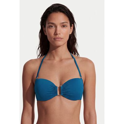 Max Mara Beachwear Góra od bikini Amelia 2616821239 Turkusowy 2B Turkusowy Damskie Max Mara Beachwear Góra od bikini Amelia 2616821239 Turkusowy 2B Turkusowy Damskie