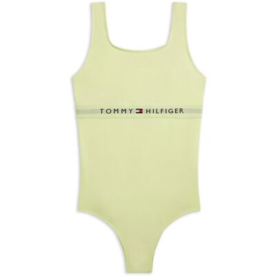 Tommy Hilfiger Strój kąpielowy UG0UG00822 Żółty jasny 10_12Y Żółty jasny Dziewczynka Tommy Hilfiger Strój kąpielowy UG0UG00822 Żółty jasny 10_12Y Żółty jasny Dziewczynka