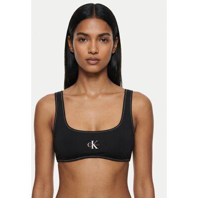 Calvin Klein Swimwear Góra od bikini LV00Q61100 Czarny XS Czarny Damskie Calvin Klein Swimwear Góra od bikini LV00Q61100 Czarny XS Czarny Damskie