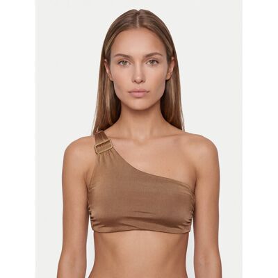 Max Mara Beachwear Góra od bikini Alisia 2616821059 Brązowy jasny 2B Brązowy jasny Damskie Max Mara Beachwear Góra od bikini Alisia 2616821059 Brązowy jasny 2B Brązowy jasny Damskie