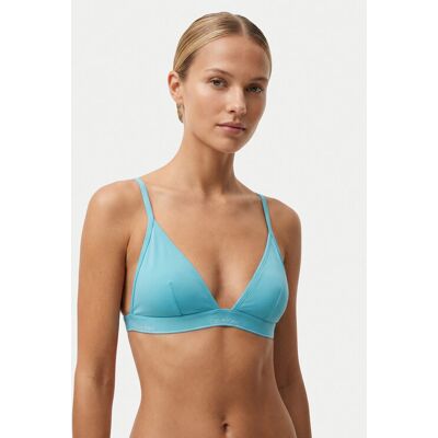 Calvin Klein Swimwear Góra od bikini LV00Q61208 Niebieski XS Niebieski Damskie Calvin Klein Swimwear Góra od bikini LV00Q61208 Niebieski XS Niebieski Damskie