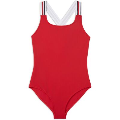 Tommy Hilfiger Strój kąpielowy UG0UG00824 Czerwony 12_14Y Czerwony Dziewczynka Tommy Hilfiger Strój kąpielowy UG0UG00824 Czerwony 12_14Y Czerwony Dziewczynka