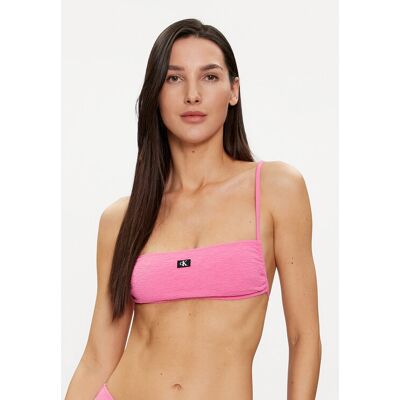 Calvin Klein Swimwear Góra od bikini KW0KW02395 Różowy S Różowy Damskie Calvin Klein Swimwear Góra od bikini KW0KW02395 Różowy S Różowy Damskie