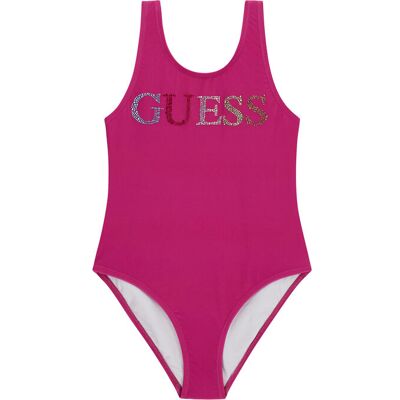 Guess Strój kąpielowy J6GZ29 KCA60 Różowy ciemny 14Y Różowy ciemny Dziewczynka Guess Strój kąpielowy J6GZ29 KCA60 Różowy ciemny 14Y Różowy ciemny Dziewczynka