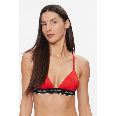 Calvin Klein Swimwear Góra od bikini KW0KW02424 Czerwony M Czerwony Damskie Calvin Klein Swimwear Góra od bikini KW0KW02424 Czerwony M Czerwony Damskie