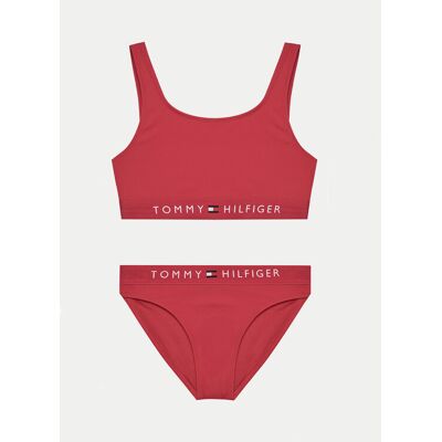 Tommy Hilfiger Strój kąpielowy UG0UG00816 Różowy 14_16 Różowy Dziewczynka Tommy Hilfiger Strój kąpielowy UG0UG00816 Różowy 14_16 Różowy Dziewczynka