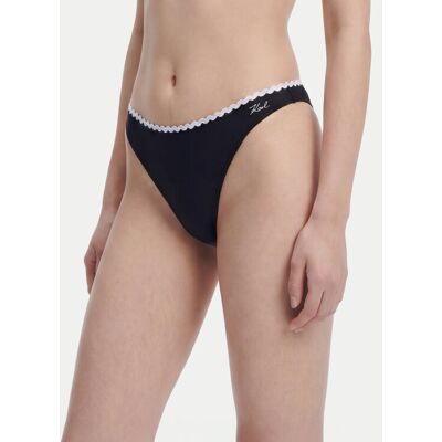 KARL LAGERFELD Dół od bikini B1W46020 Czarny S Czarny Damskie KARL LAGERFELD Dół od bikini B1W46020 Czarny S Czarny Damskie
