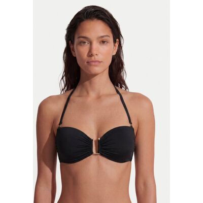 Max Mara Beachwear Góra od bikini Amelia 2616821239 Czarny 1B Czarny Damskie Max Mara Beachwear Góra od bikini Amelia 2616821239 Czarny 1B Czarny Damskie