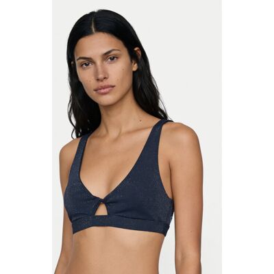 Roxy Góra od bikini Roxy Shine ERJX305683 Granatowy L Granatowy Damskie Roxy Góra od bikini Roxy Shine ERJX305683 Granatowy L Granatowy Damskie